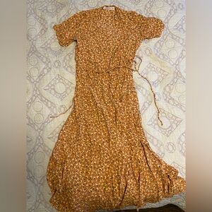 Faithfull The Brand Floral Wrap Dress